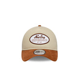 New Era Oval Patch Suede Trucker BJ/CAMEL - 60691080E-965